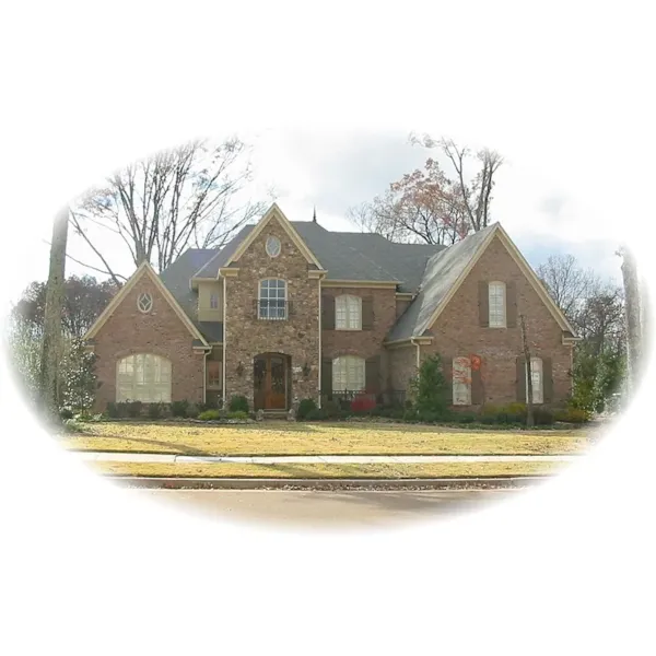 Stylish Gables Add To This Luxury Brick House