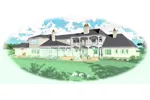 Traditional House Plan Color Image of House - Aquitaine Country French Home 087S-0114 - Search House Plans and More