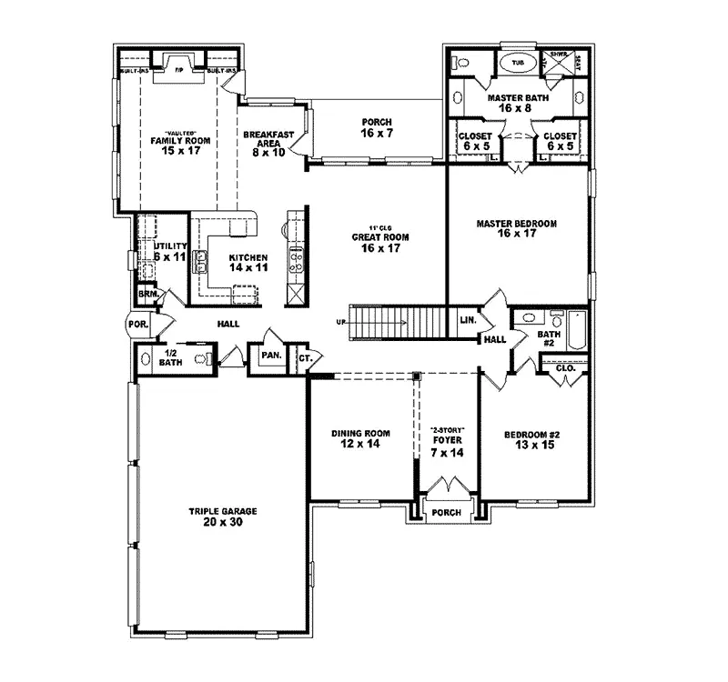 Traditional House Plan First Floor - Arlene European Luxury Home 087S-0121 - Search House Plans and More