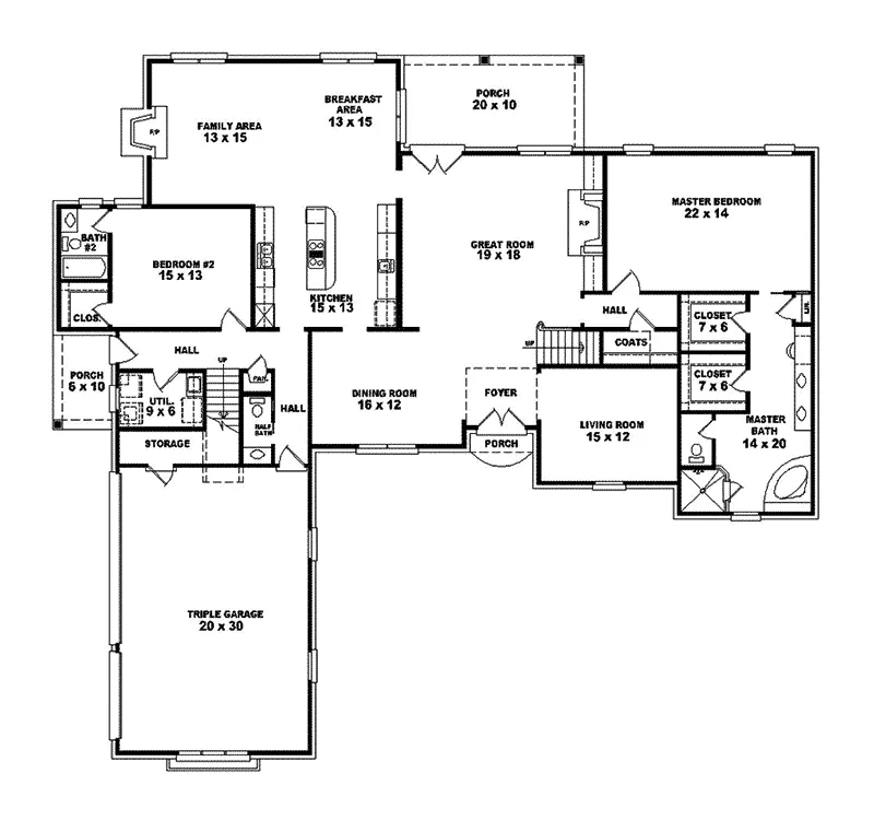 Luxury House Plan First Floor - Natchez Manor European Home 087S-0130 - Shop House Plans and More