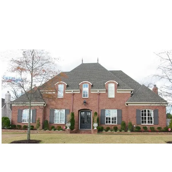 European Manor House With Distinctive Window Style