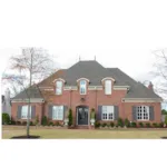 European Manor House With Distinctive Window Style