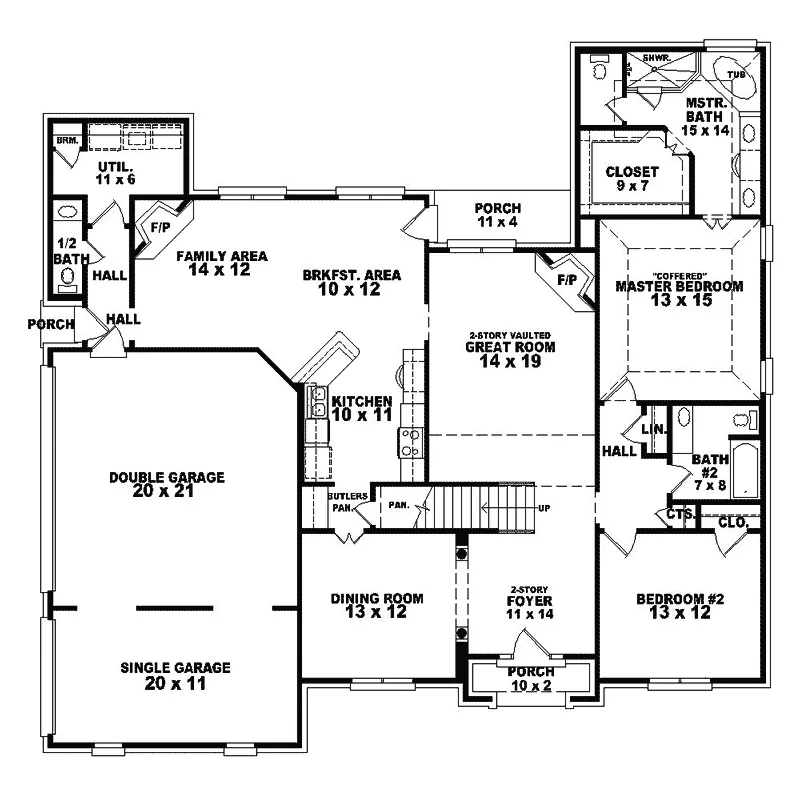 Luxury House Plan First Floor - London Hill Luxury English Home 087S-0178 - Shop House Plans and More