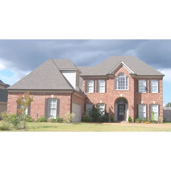 Stately Luxury Home With Delightful Arched Entry