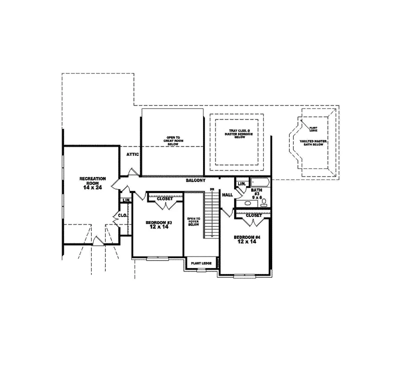 European House Plan Second Floor - Rochefort European Luxury Home 087S-0225 - Shop House Plans and More