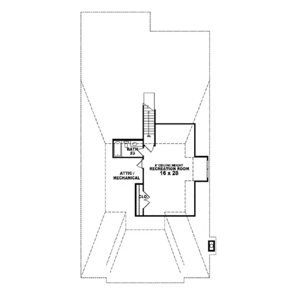 Cabin & Cottage House Plan Second Floor - Marco Manor European Home 087S-0271 - Shop House Plans and More