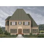 Country French House Plan Front of House 087S-0303