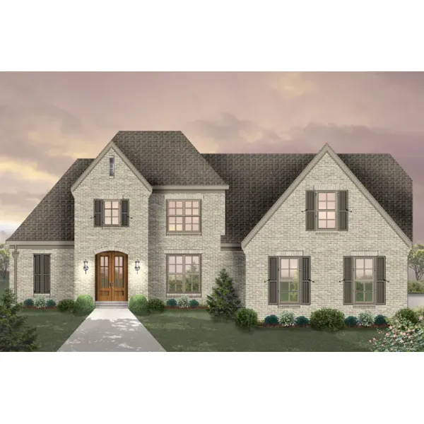 Traditional House Plan Front of Home - 087S-0305 - Shop House Plans and More