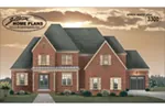 Luxury House Plan Front of Home - 087S-0306 - Shop House Plans and More