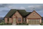 Mountain House Plan Front of Home - 087S-0308 - Shop House Plans and More