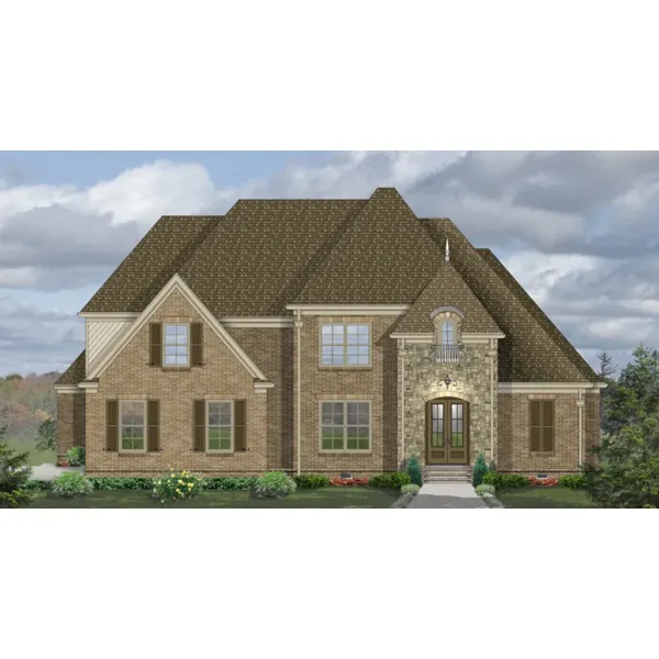 Rustic House Plan Front of Home - 087S-0309 - Shop House Plans and More