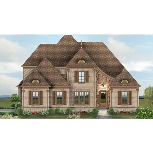 Traditional House Plan Front of Home - 087S-0312 - Shop House Plans and More