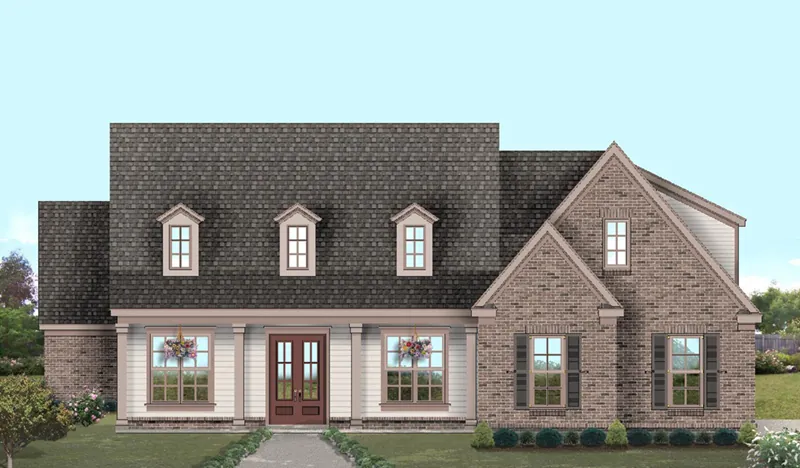 Southern House Plan Front of Home - 087S-0314 - Shop House Plans and More
