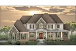 Country House Plan Front of Home - 087S-0319 - Shop House Plans and More