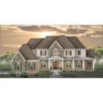 Traditional House Plan Front of House 087S-0319