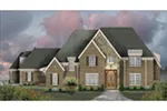Luxury House Plan Front of Home - 087S-0324 - Shop House Plans and More