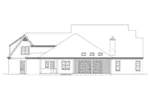 Craftsman House Plan Rear Elevation - 087S-0370 - Shop House Plans and More