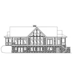 Lake House Plan Rear Elevation - Lofty Point Rustic A-Frame Home 088D-0005 - Shop House Plans and More