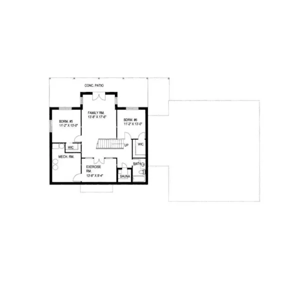 Luxury House Plan Lower Level Floor - Blase Hill Log Cabin Home 088D-0024 - Search House Plans and More