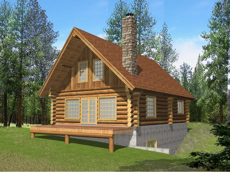 Rustic Log Cabin Is Great For Relaxing Vacation