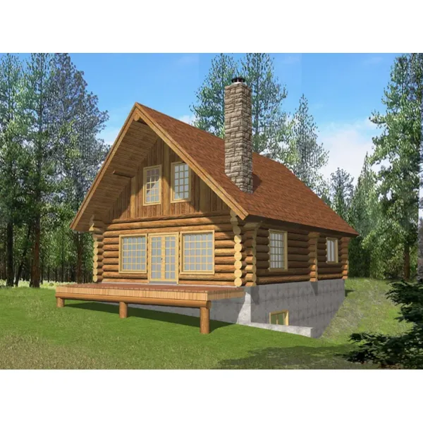 Rustic Log Cabin Is Great For Relaxing Vacation