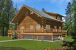 Large Log Cabin Designed For Vacation Retreat