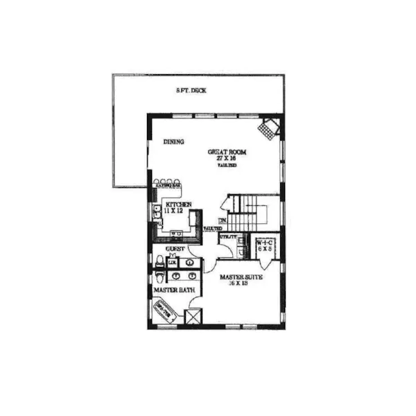 Country House Plan First Floor - Langsworth Country Home 088D-0066 - Shop House Plans and More