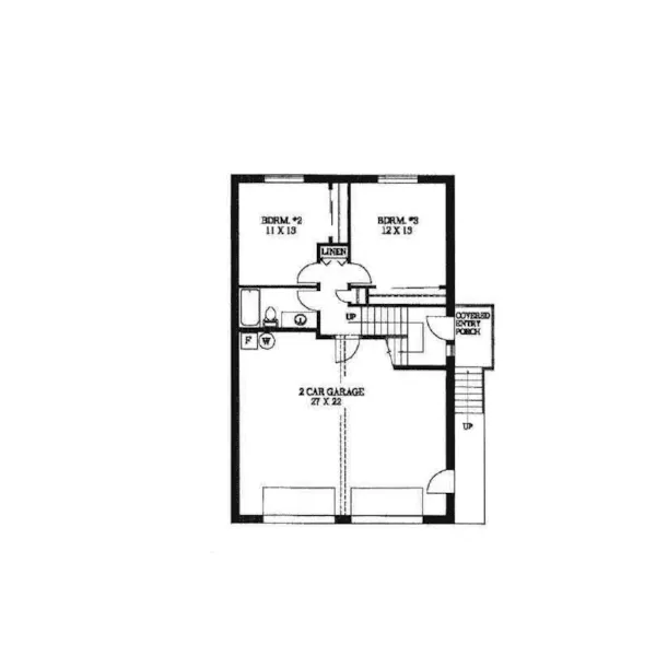 Country House Plan Lower Level Floor - Langsworth Country Home 088D-0066 - Shop House Plans and More