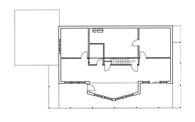 Lake House Plan Lower Level Floor - Pebble Creek Lake Home 088D-0071 - Shop House Plans and More