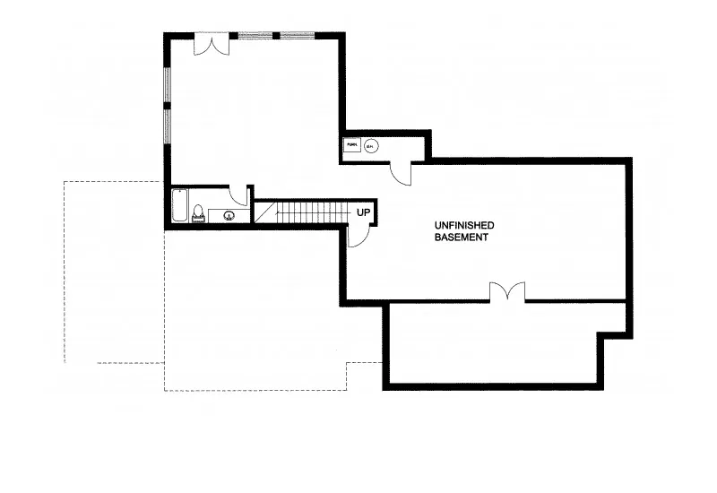 Country House Plan Lower Level Floor - Calgary Country Ranch Home 088D-0081 - Search House Plans and More