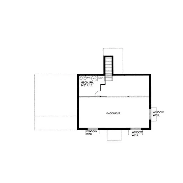 Country House Plan Lower Level Floor - Huntley Luxury Country Home 088D-0096 - Search House Plans and More