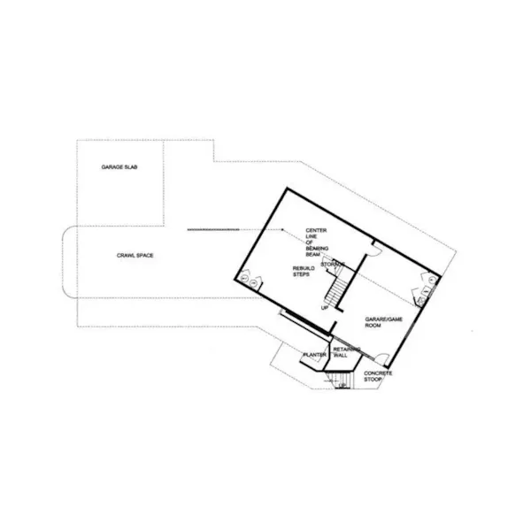 Southern House Plan Lower Level Floor - Paradise Creek Luxury Home 088D-0099 - Shop House Plans and More