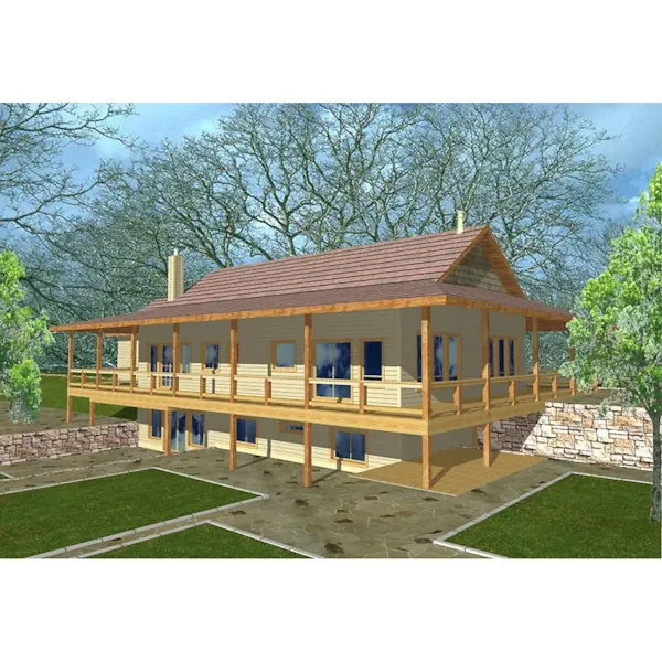 Rustric Retreats Offers Exceptional Outdoor Living With Wrap Around Deck