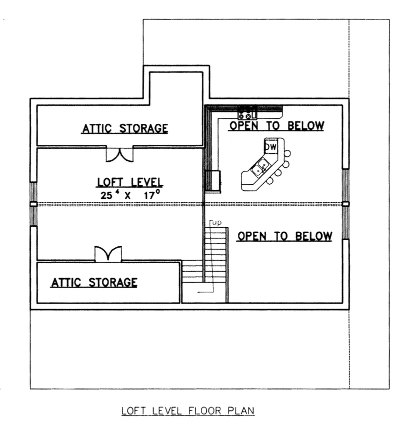 Craftsman House Plan Second Floor - Pecan Valley Craftsman Home 088D-0125 - Shop House Plans and More