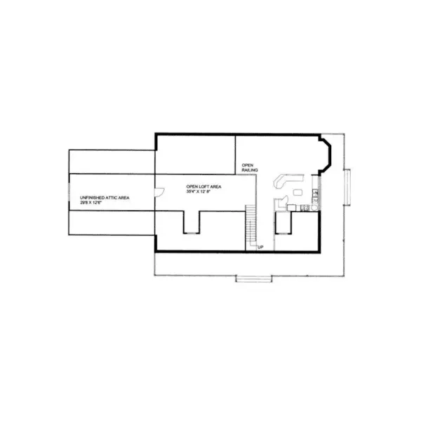 Country House Plan Second Floor - Le Chateaux Acadian Style Home 088D-0126 - Shop House Plans and More