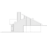 Lake House Plan Right Elevation - Taravue Contemporary Home 088D-0129 - Shop House Plans and More