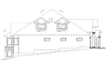 Luxury House Plan Left Elevation - Gallaway Luxury Home 088D-0166 - Search House Plans and More