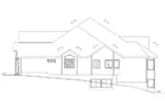 Luxury House Plan Right Elevation - Gallaway Luxury Home 088D-0166 - Search House Plans and More