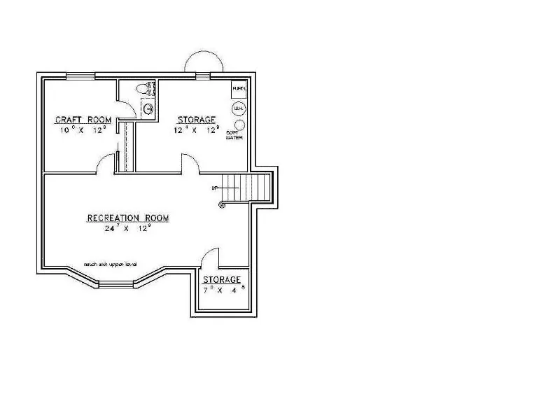 Luxury House Plan Lower Level Floor - Stella Manor Luxury Home 088D-0176 - Shop House Plans and More