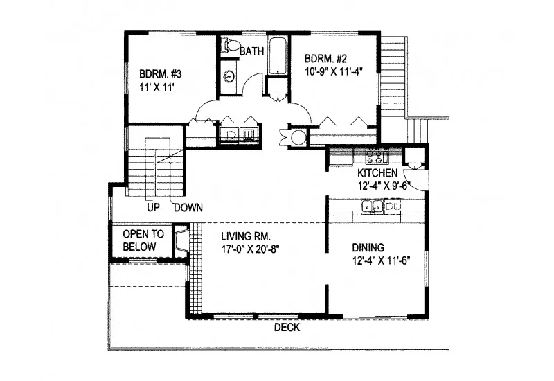 Florida House Plan First Floor - Dyersburg Beach Coastal Home 088D-0210 - Search House Plans and More