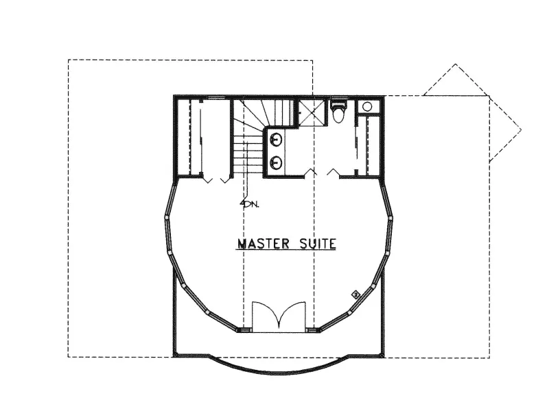 Cabin & Cottage House Plan Third Floor - Smoky Mount Cabin Cottage Home 088D-0212 - Shop House Plans and More