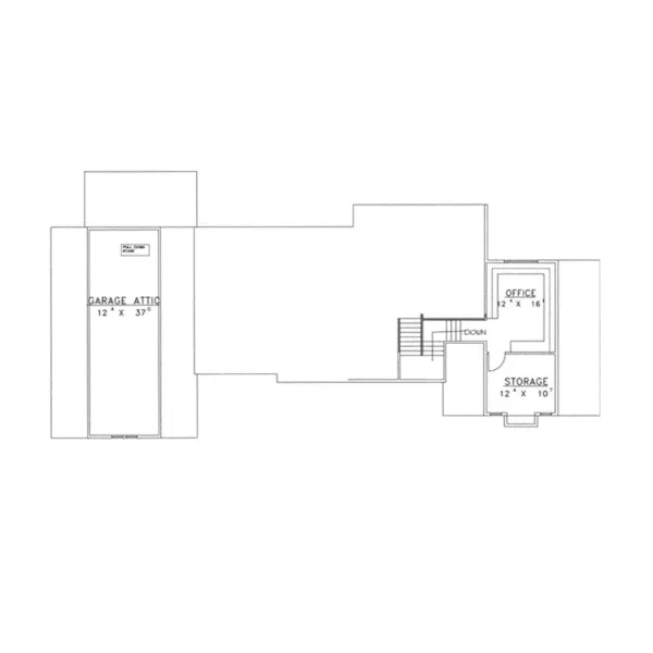 Luxury House Plan Second Floor - Balsam Heights Modern Home 088D-0237 - Search House Plans and More