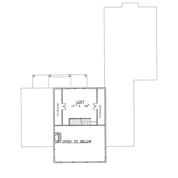 Country House Plan Second Floor - Howes Mill Waterfront Home 088D-0249 - Search House Plans and More