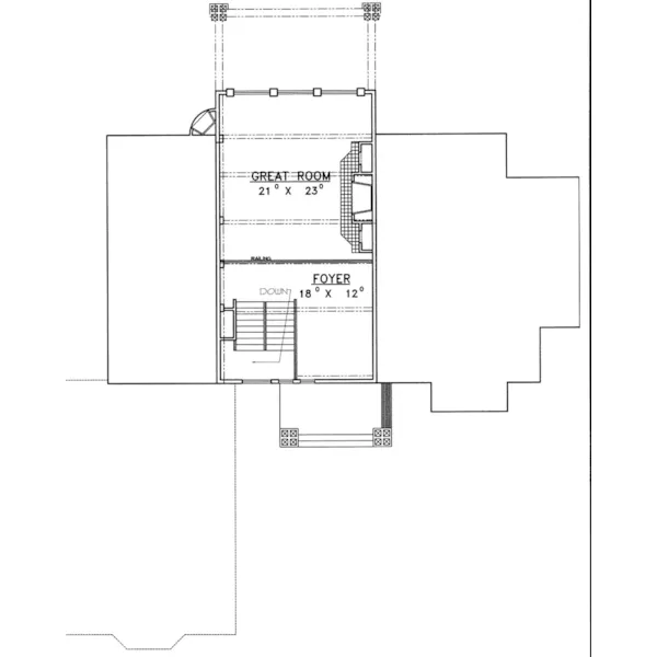 Rustic House Plan Second Floor - Palisade Heights Luxury Home 088D-0250 - Shop House Plans and More