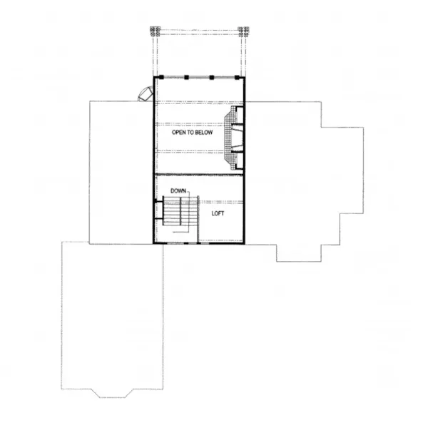 Rustic House Plan Loft - Palisade Heights Luxury Home 088D-0250 - Shop House Plans and More