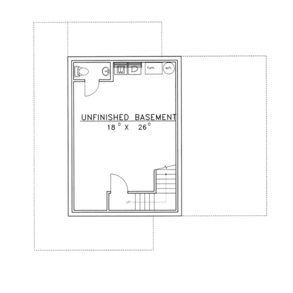 Mountain House Plan Lower Level Floor - Breckenridge Rustic Home 088D-0255 - Search House Plans and More