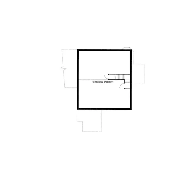 Ranch House Plan Lower Level Floor - Fort Morgan Country Home 088D-0263 - Search House Plans and More