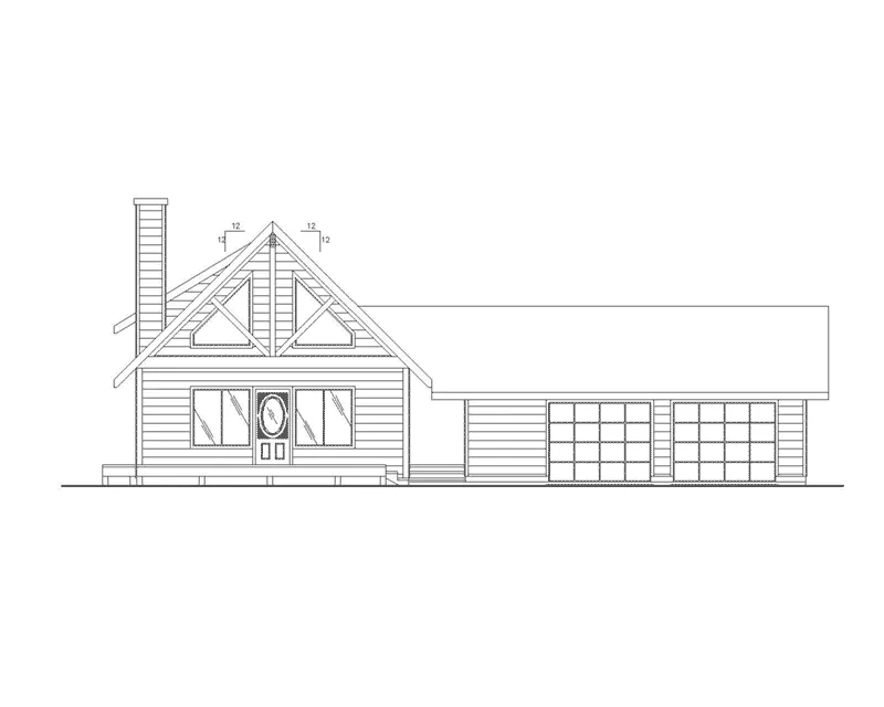 Vacation House Plan Front Elevation - Milliken Craftsman Home 088D-0266 - Shop House Plans and More
