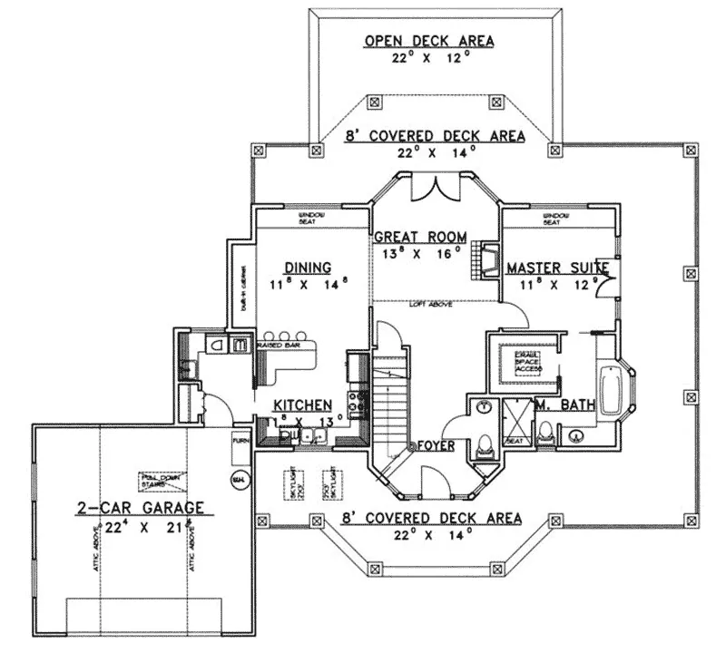 Victorian House Plan First Floor - Harris Park Victorian Home 088D-0283 - Search House Plans and More
