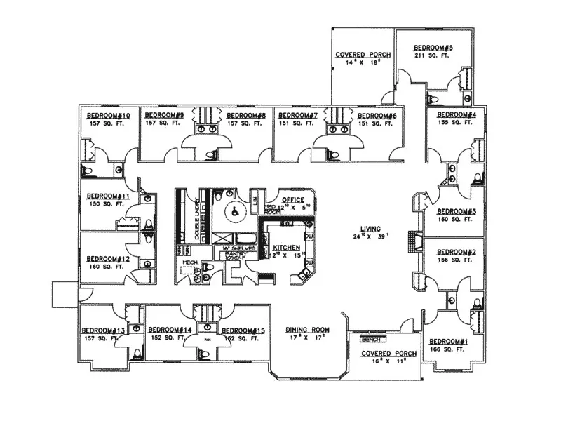 Country House Plan First Floor - Sweitzer Luxury Country Home 088D-0303 - Shop House Plans and More